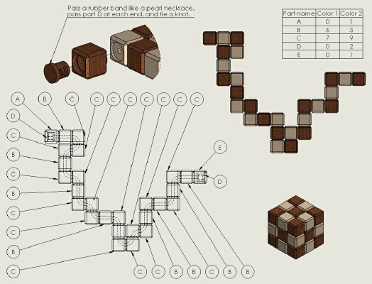Snake Puzzle | 3d print model