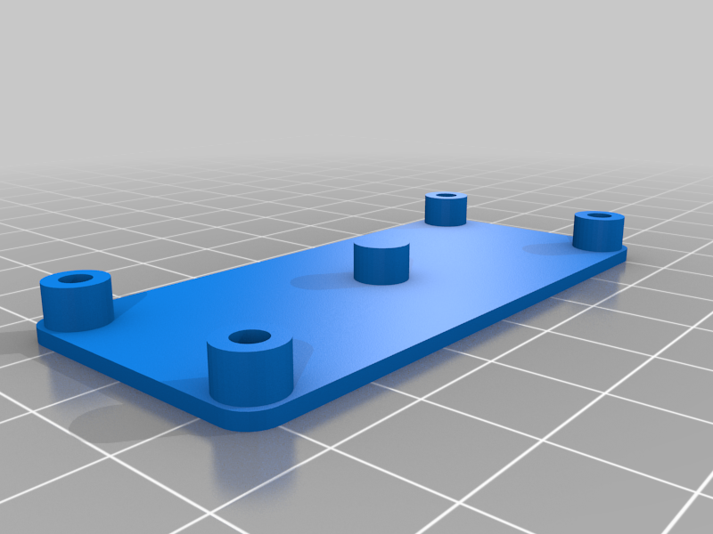 Rasperberry Pi Zero back cover (costumizable, with openSCAD-file)