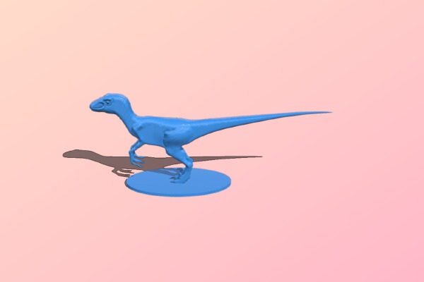 Velociraptor dinosaur | 3d print model