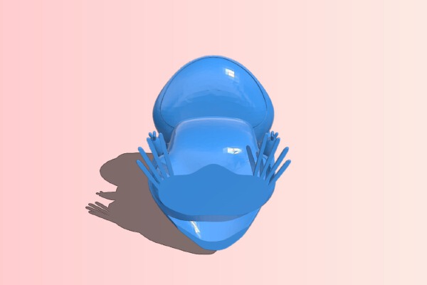 Travelling Frog | 3d print model