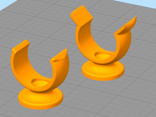 Fluorescent lamp _ LED lamp _ pipe holder (diameter 16 mm) | 3d print model