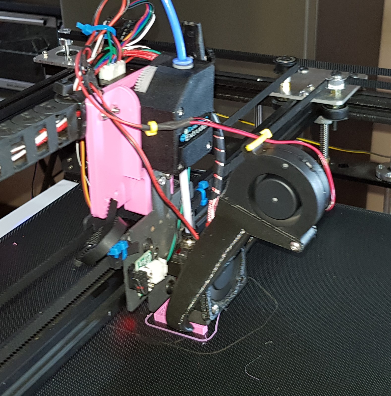 Tronxy X5SA BMG extruder to stock hot end direct drive mounting bracket