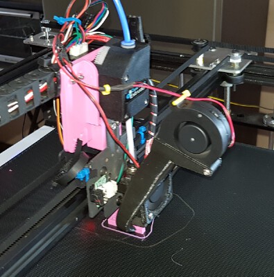 Tronxy X5SA BMG extruder to stock hot end direct drive mounting bracket | 3d print model