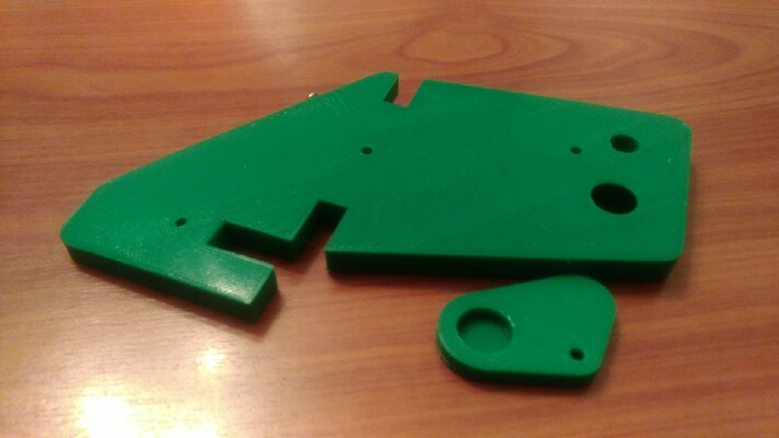 Anet A6 upper plates w_bearing mount | 3d print model