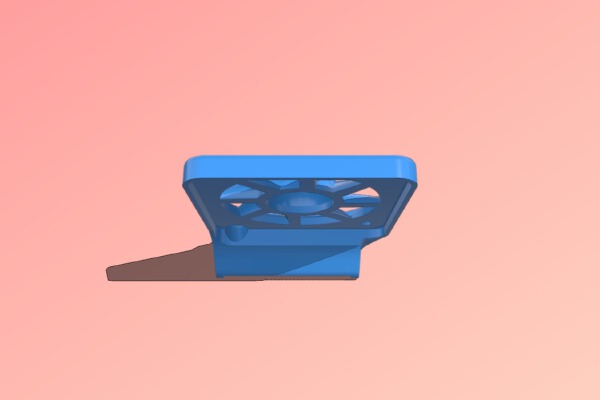 MakerGear M2 Fan Cover and Bracket | 3d print model