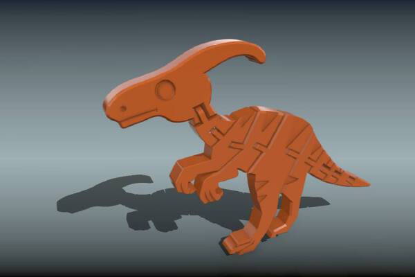 Dinosaur articulated | 3d print model