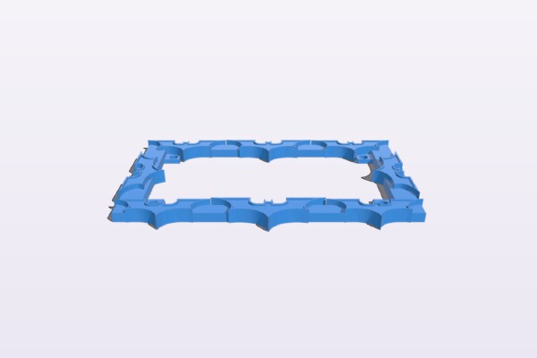 Bat logo license plate frame for motorcycles | 3d print model