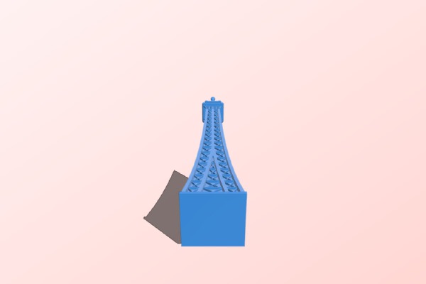Eiffel Tower Solid Version | 3d print model