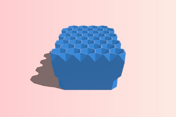 Honeycomb Pen Holder_Desk organizer | 3d print model