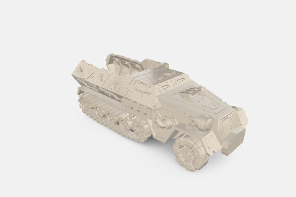 Warhammer Asm Hanomag | 3d print model