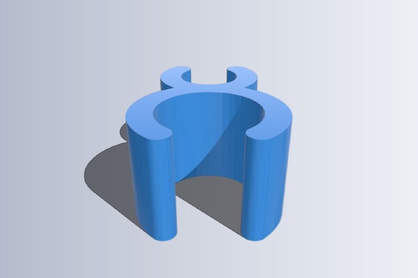 CR-10 Bowden Tube_Cable Clip | 3d print model