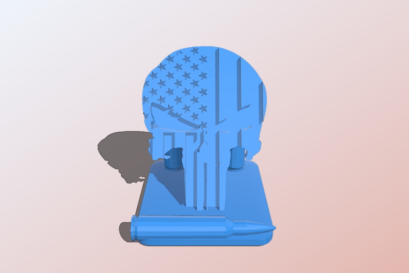Punisher phone holder
