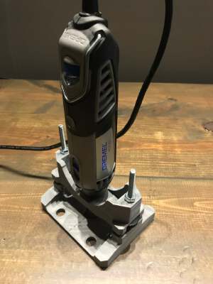 Dremel Router Attachment w_ Markings_Windows | 3d print model