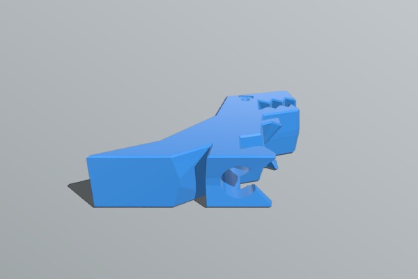 Robber Rex pencil topper | 3d print model