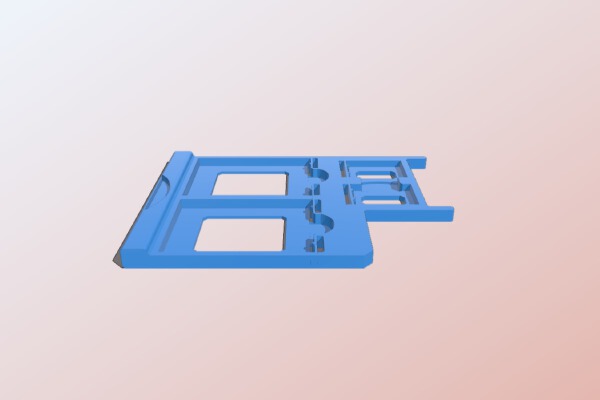 ExpressCard 54mm SD _ Micro SD card holder v 2.0 | 3d print model