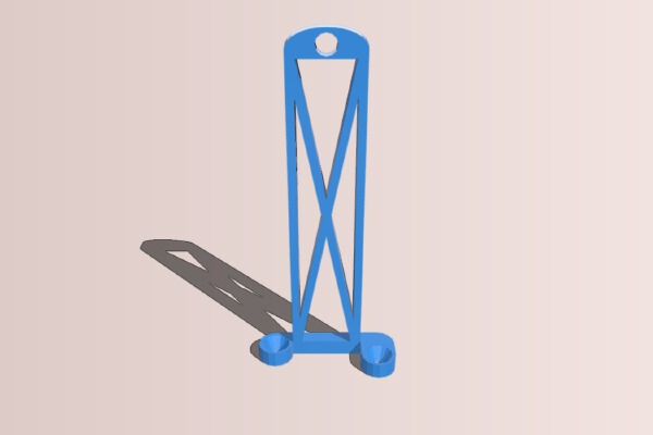 Screwed filament holder | 3d print model