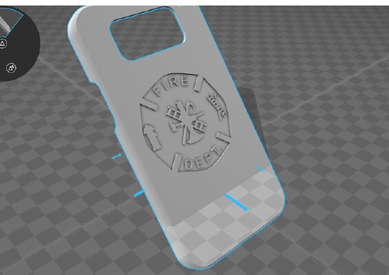 Firefighter Galaxy j3 case | 3d print model