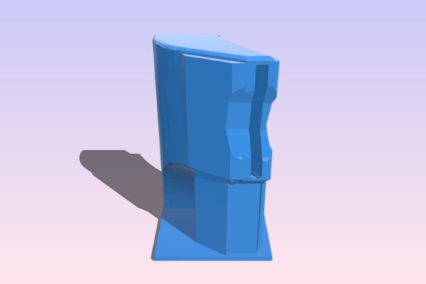 JGaurora A5 fan duct - reinforced | 3d print model