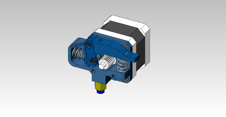 Multi spring loaded V3 | 3d print model