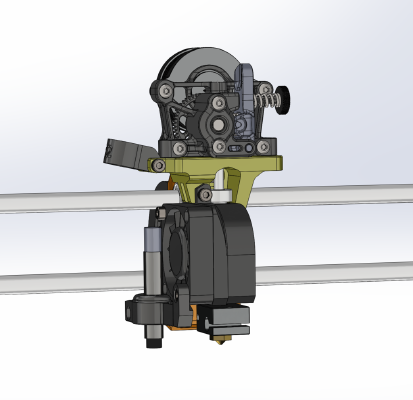 Prusa mini Sherpa extruder Direct drive conversion | 3d print model