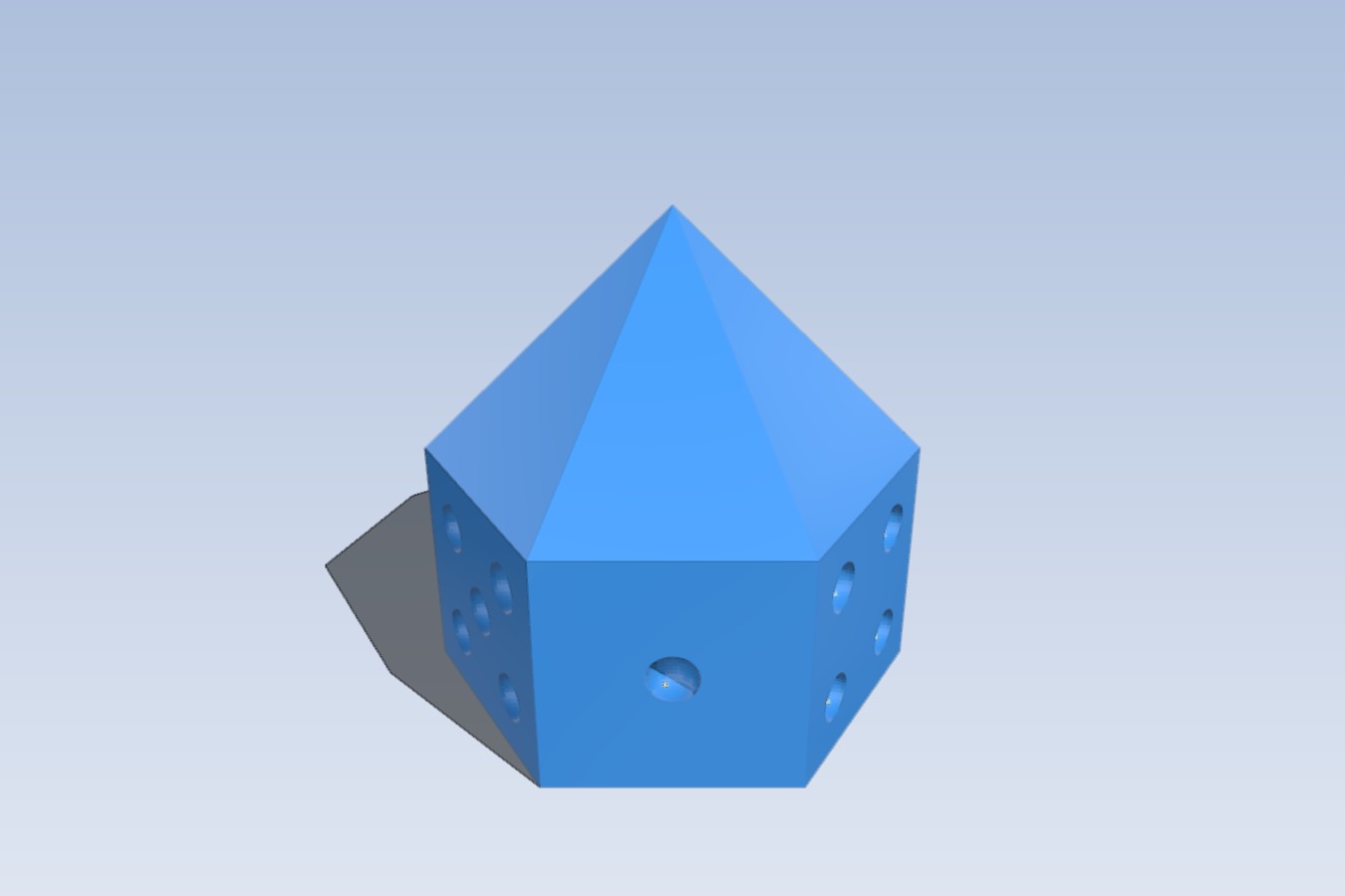 Spin-top dice