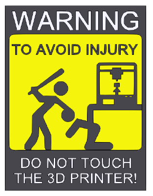Do Not Touch! | 3d print model