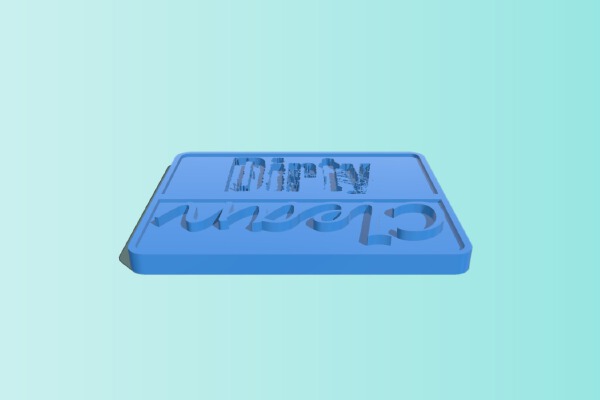 Dirty _ Clean Dishwasher Sign | 3d print model