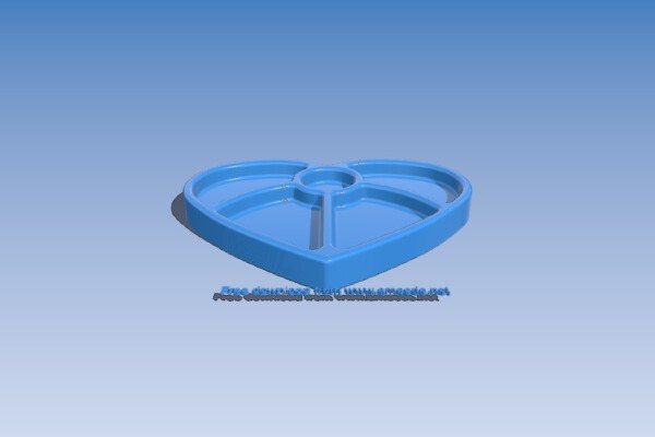 Heart tray | 3d print model