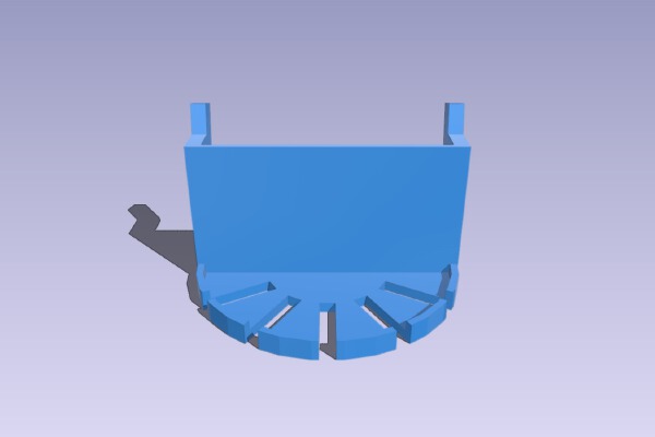 Pegboard test lead cable holder | 3d print model