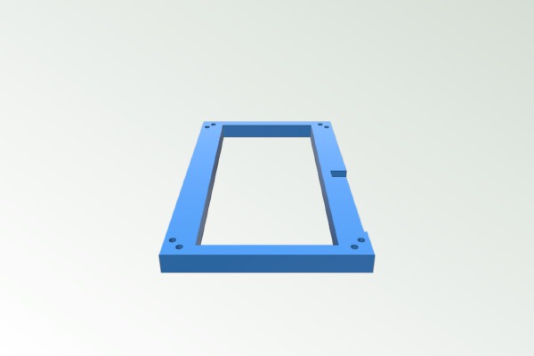 LCD (20x4) Spacer | 3d print model