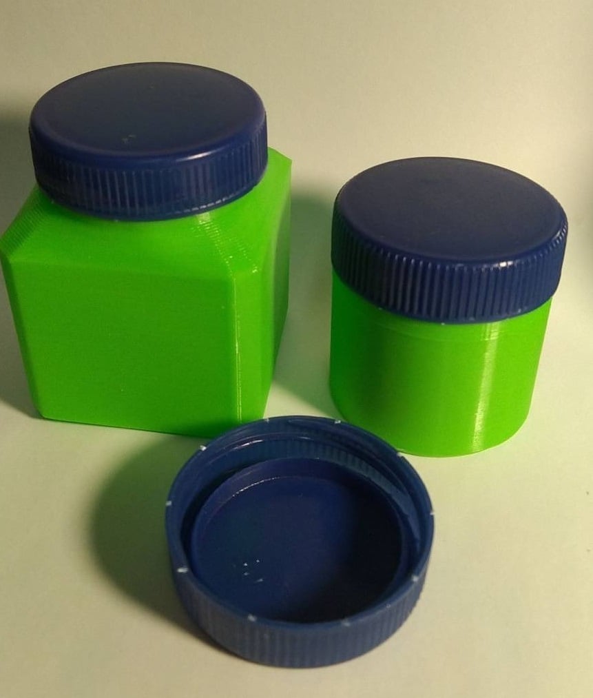 Mini Bottles using whater bottle caps