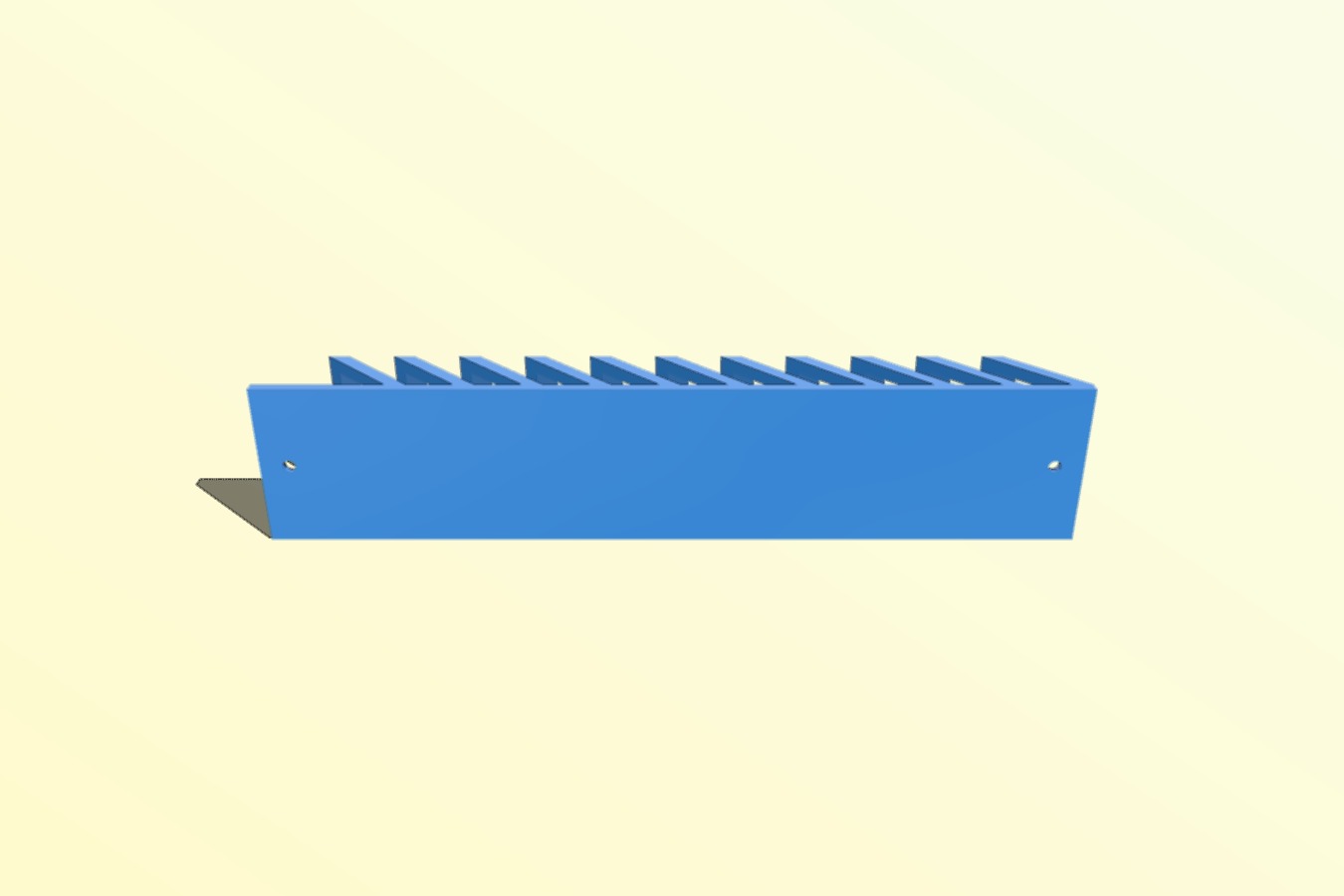 Wall Mounted DVD Holder