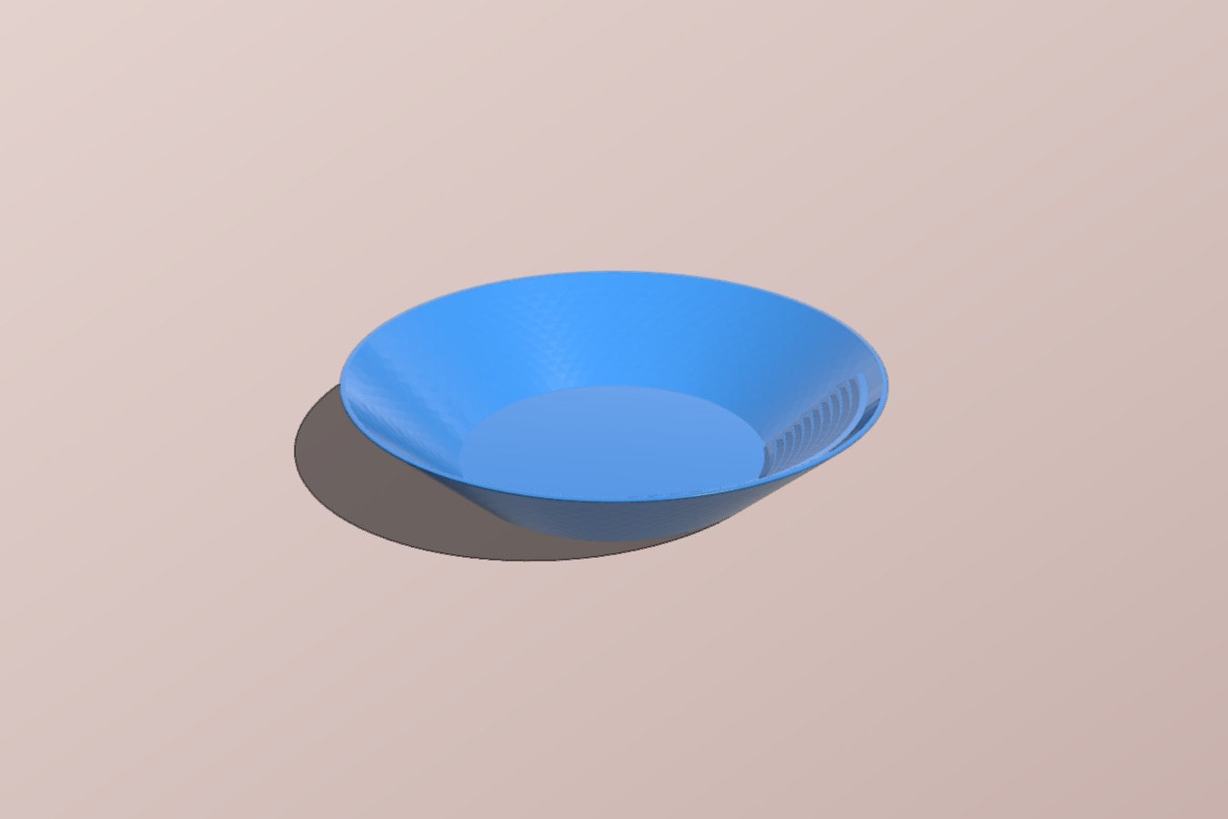 Gold pan for finishing