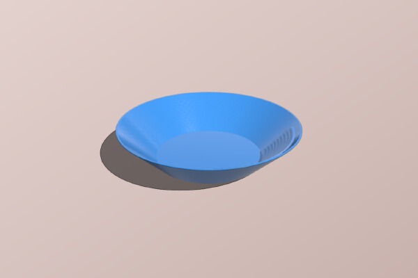 Gold pan for finishing | 3d print model