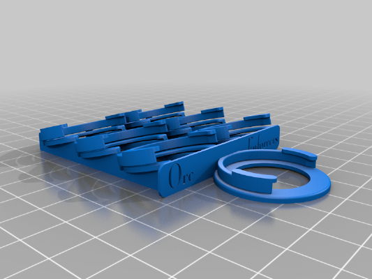 Massive Darkness figure organizing trays | 3d print model