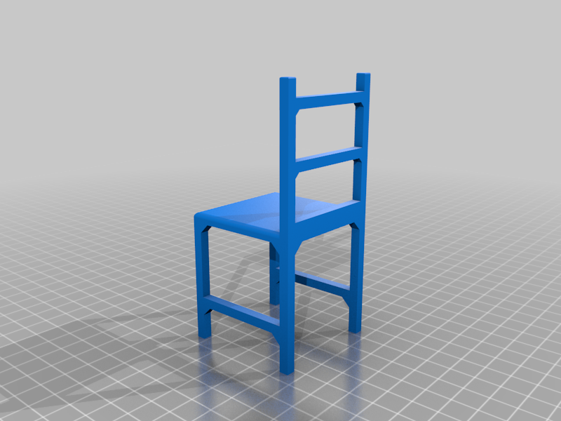 simple chair _ einfacher Stuhl