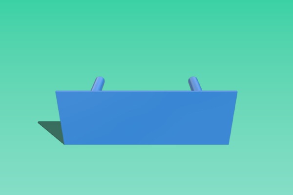 Retraction Calibration Model 50mm Bridge | 3d print model