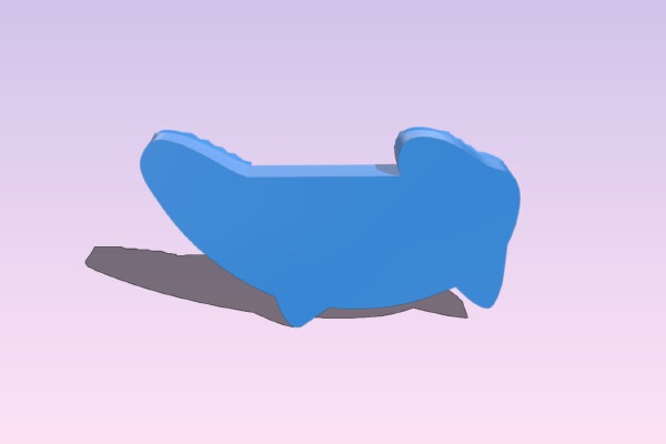 Bongo Cat Chip Clip | 3d print model