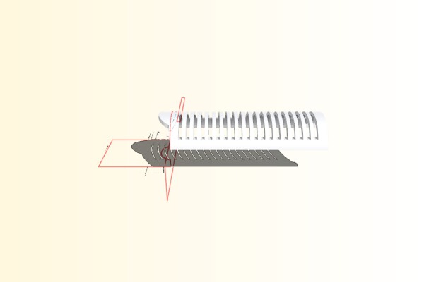 hair straightener handle | 3d print model