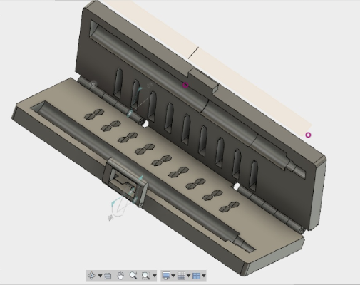 Case for Wowstick electric screwdriver and 18 piece bit set | 3d print model