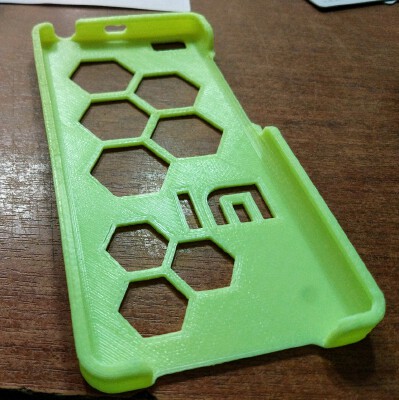Xiaomi MI5 case with hexagon and logo | 3d print model