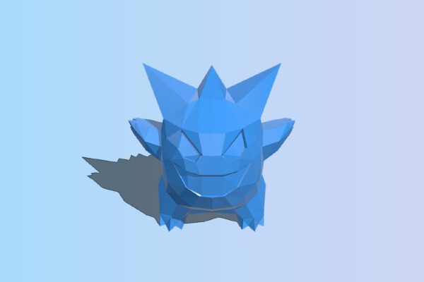 Gengar LowPoly | 3d print model