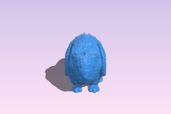 Realistic rabbit | 3d print model