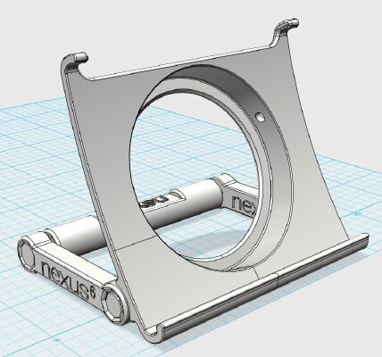 Nexus 6 Charge Cradle | 3d print model