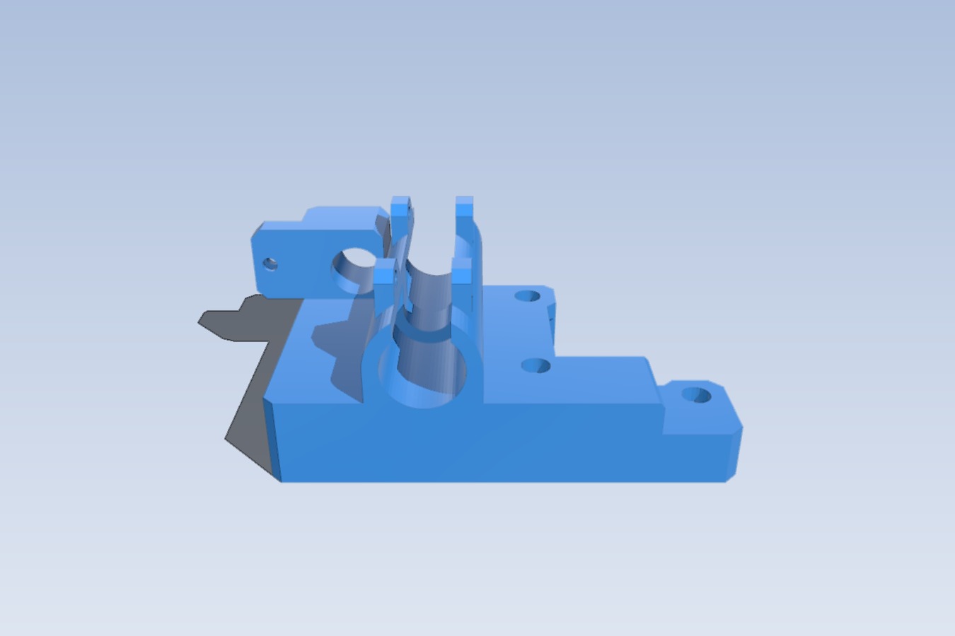 X Axis Motor with cable chain mount