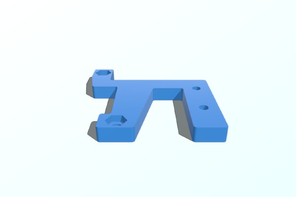 BIQU H2 5015 fan front mount (Improved airflow) | 3d print model
