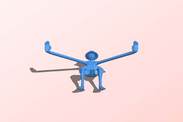 Luffy Phone Holder | 3d print model