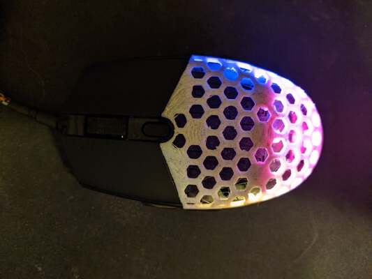 Logitech G203 G102 Mouse Backplate (Larger Pegs) | 3d print model