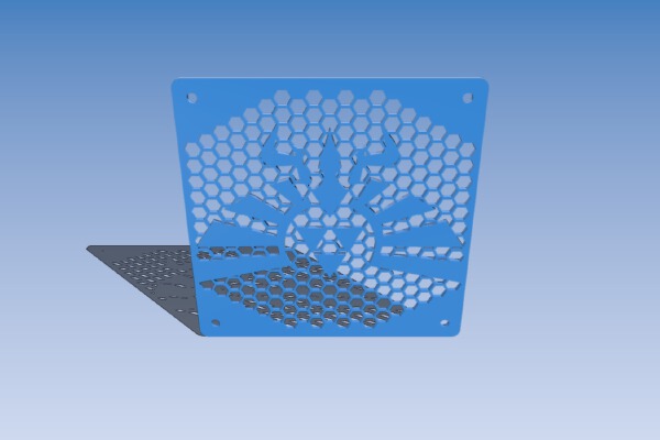 Hylian 120mm Fan Grill | 3d print model