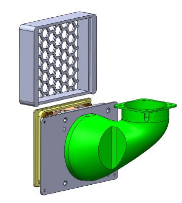Anycubic Photon 80mm fan + funnel | 3d print model
